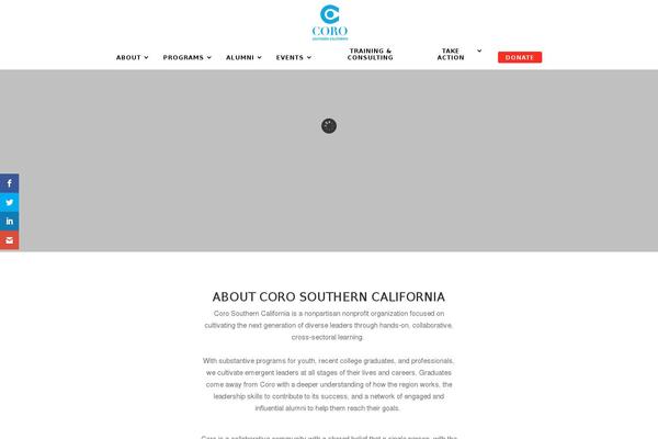 coro theme websites examples