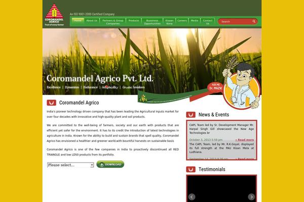coromandel theme websites examples