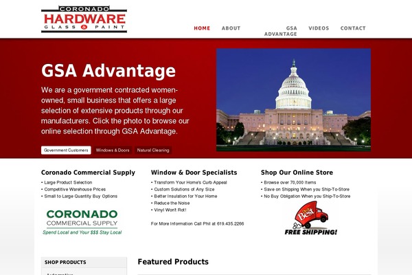 coronadohardware.com site used Eco Pro