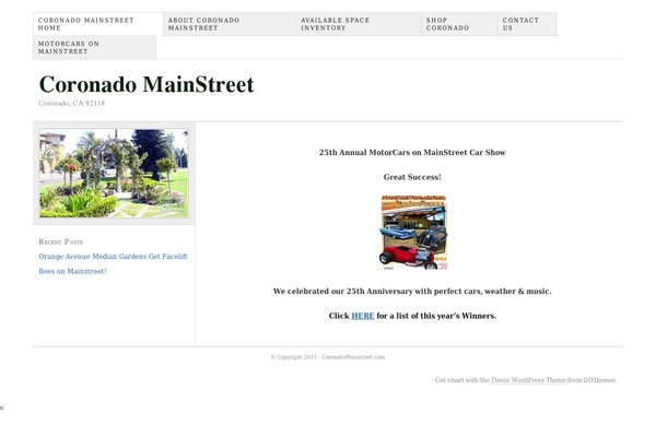 WordPress website example screenshot