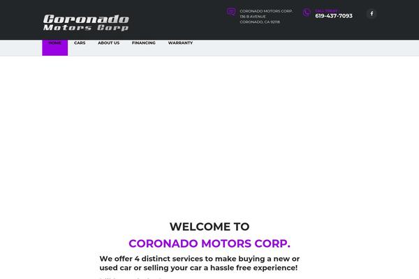 Motors-child theme site design template sample