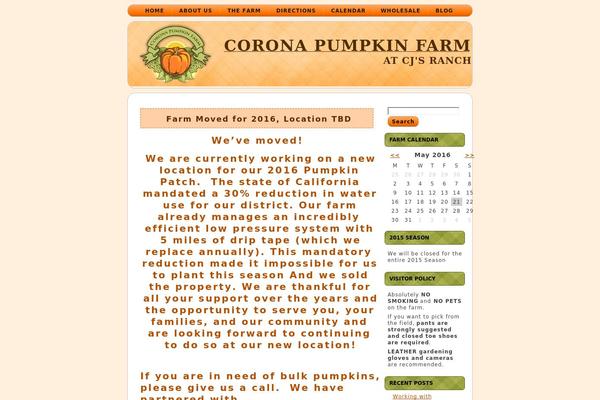 coronapumpkinfarm.com site used Corona_pumpkin_farm_v1