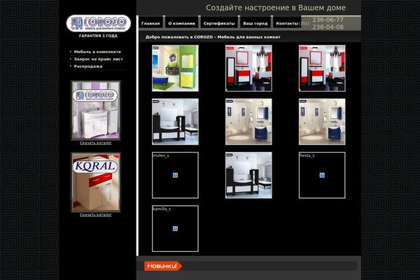 corozo.ru site used Corozo