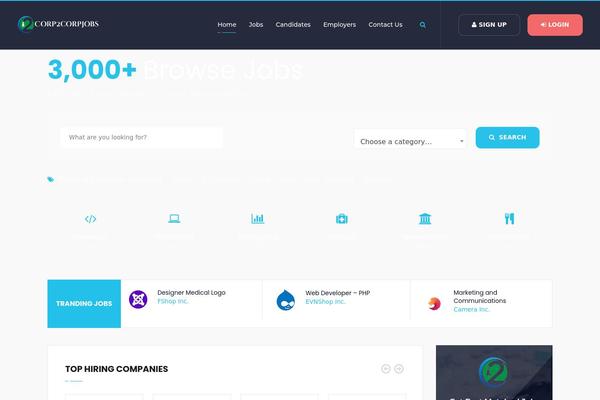corp2corpjobs.net site used Entaro