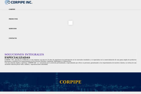 Impreza theme site design template sample