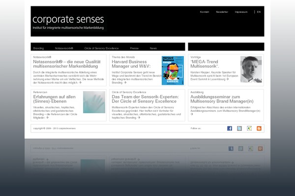 corporate-senses.com site used Corporate-senses