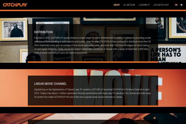 corporate.catchplay.com site used Catchplay