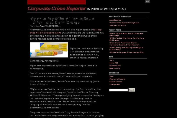 corporatecrimereporter.com site used Notes-blog-core-theme