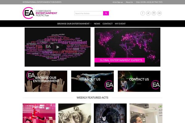 WordPress website example screenshot