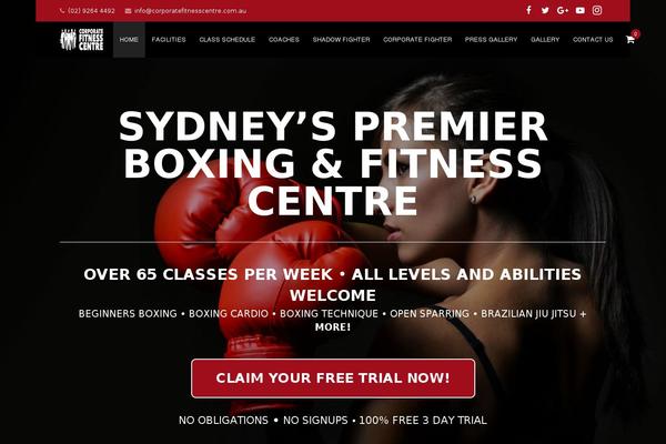 corporatefitnesscentre.com.au site used Corporatefitnesscentre