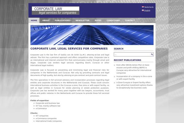 corporatelaw-advisers.com site used Designstyle