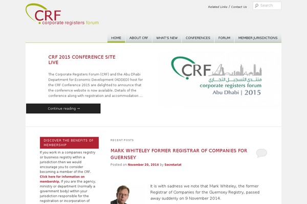 corporateregistersforum.org site used Crf