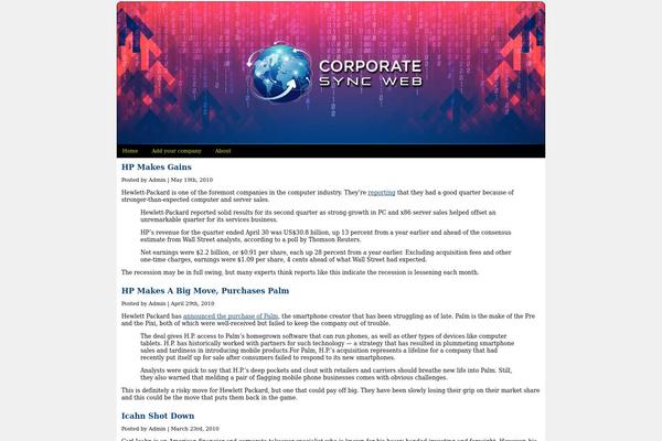 corporatesyncweb.com site used Corporatesyncweb