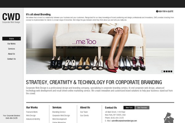 corporatewebdesign.com site used Cwd