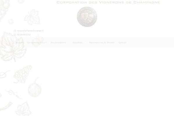 corporation-vignerons-champagne.com site used Corpo-vigne-champ