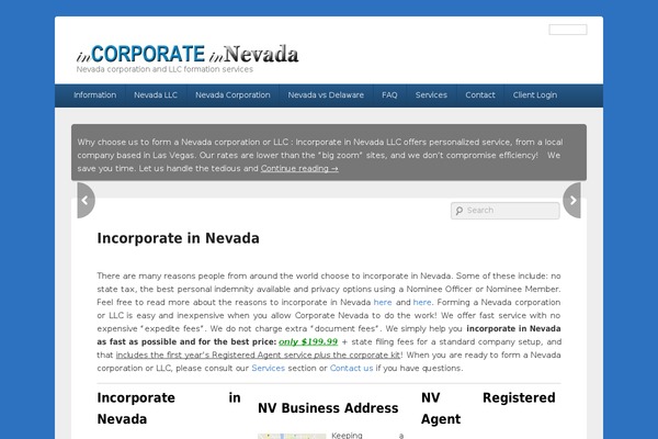 corporationsofnevada.com site used Catch Box