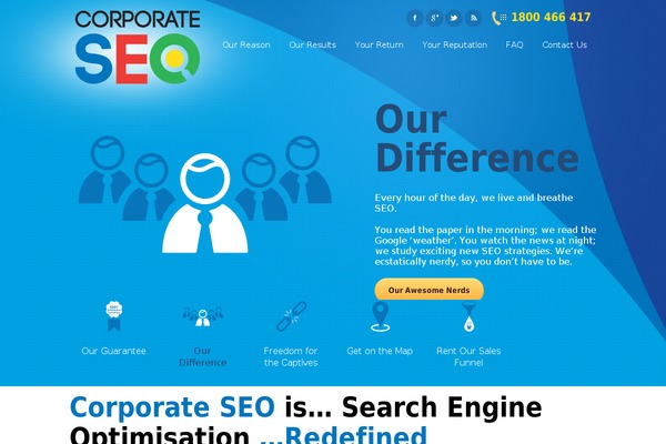 corp-seo-web theme websites examples