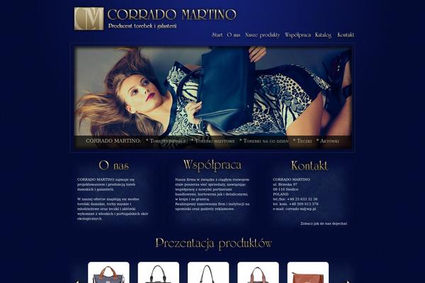 corrado-martino.pl site used Corradomartino