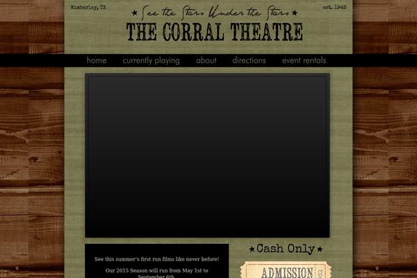 corraltheatre.com site used Corral