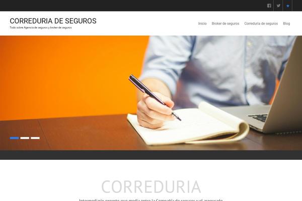 correduriadeseguro.com site used Corporate Lite