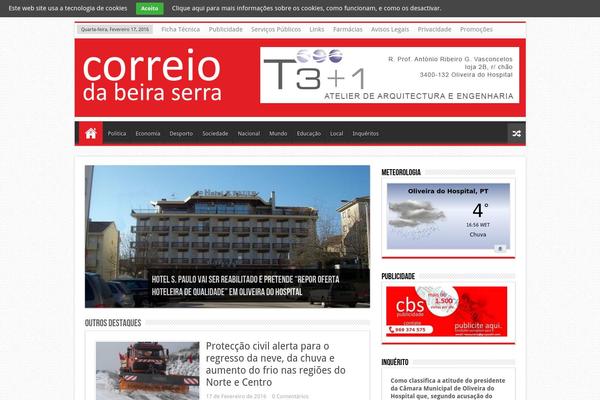 correiodabeiraserra.com site used Inovve