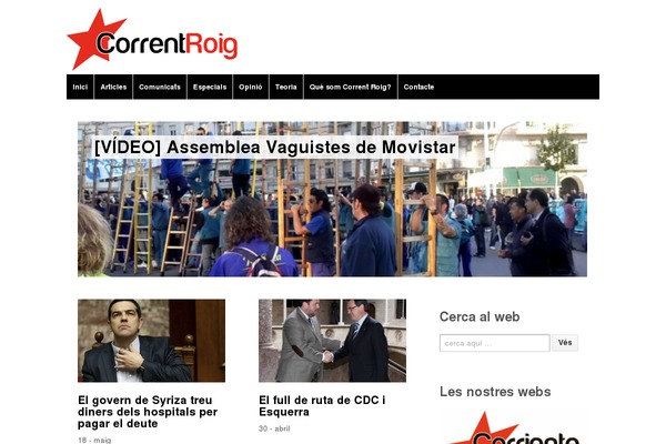 Newspaper theme site design template sample