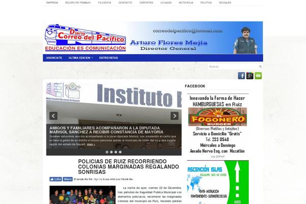 correodelpacifico.com site used Newsprado