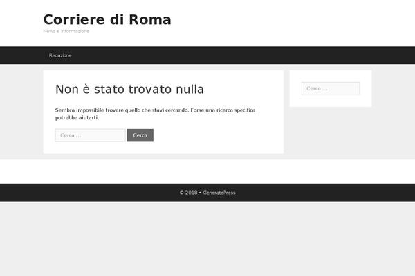 corrierediroma.it site used Resportsive