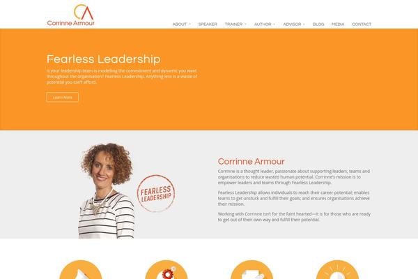 WordPress website example screenshot