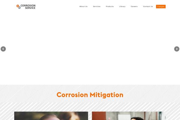 corrosionservice.com site used Wp_piero