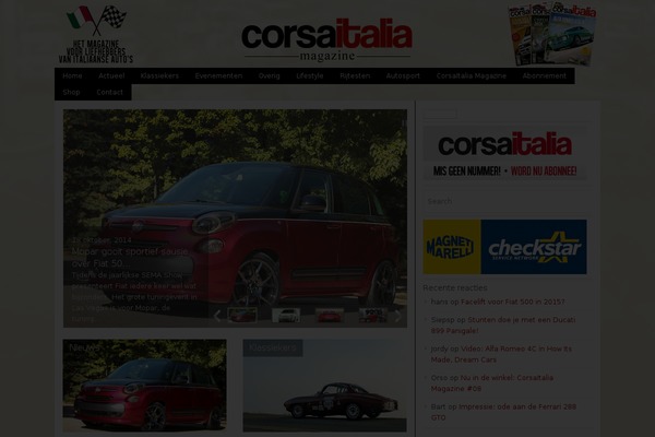 corsaitalia.com site used Autoitalia2013
