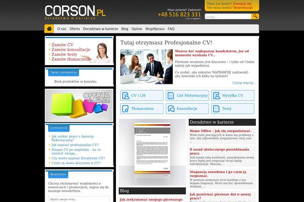 corson.pl site used Wp_corson_pl