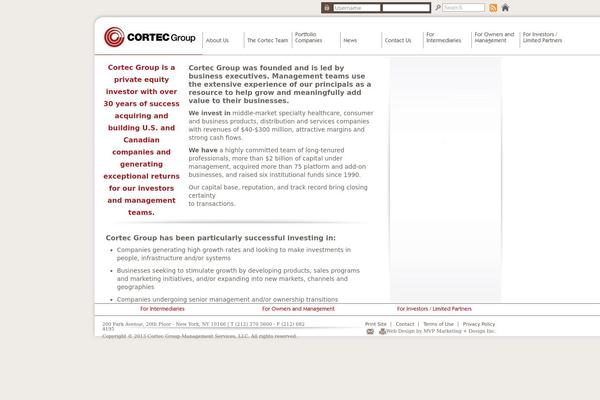 cortecgroup.com site used Cortec