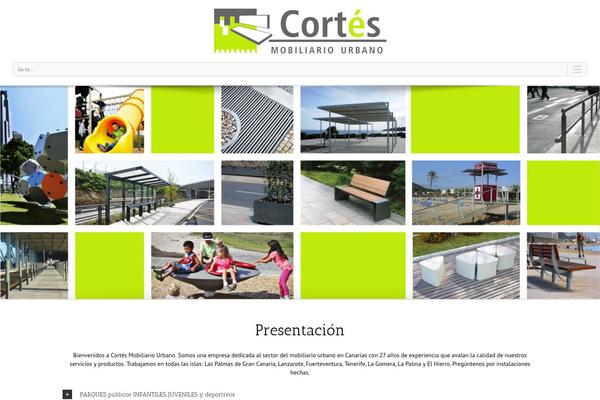 WordPress website example screenshot