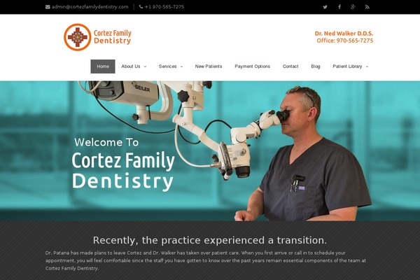 WordPress website example screenshot