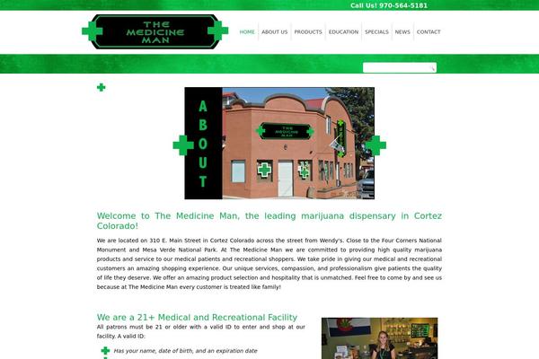 cortezmedicineman.com site used Medicinemanbythegeeks