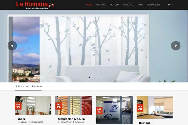 cortinaslaromana.com site used Impressive