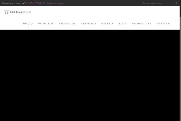 cortinastylomadrid.com site used Cortinasamedidamadrid