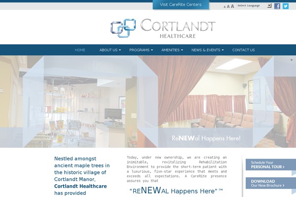 cortlandthealthcare.com site used Adlib