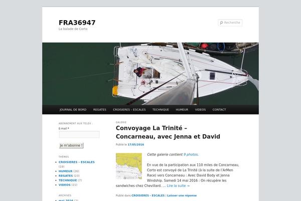 Twenty Eleven theme site design template sample