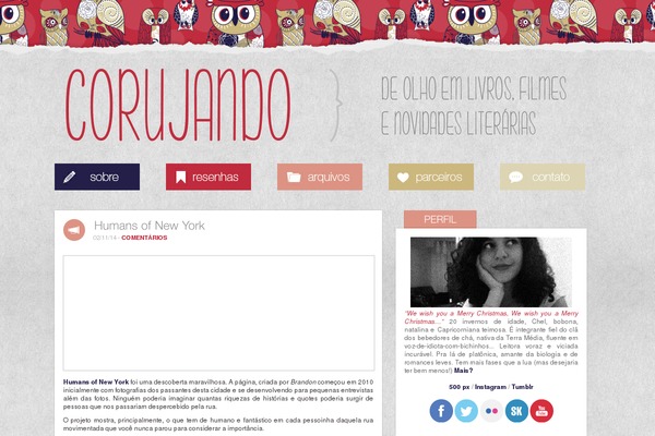 corujando.org site used Corujando