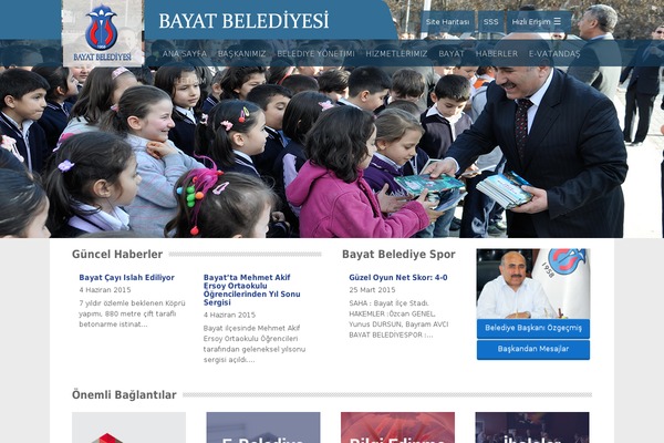 corumbayat.bel.tr site used Bayat-theme