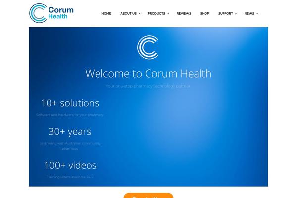corumhealth.com.au site used Corum