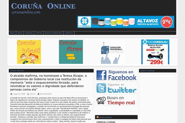 corunaonline.com site used Masive-news