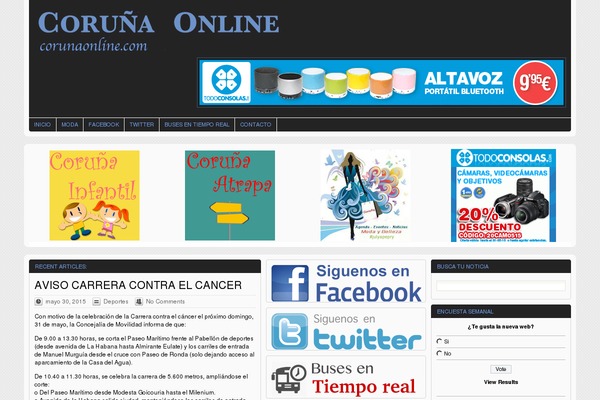 corunaonline.es site used Masive-news