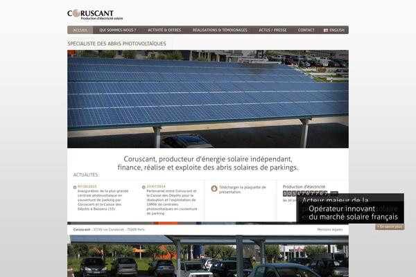 coruscant WordPress theme, websites list used coruscant theme coruscant theme websites examples