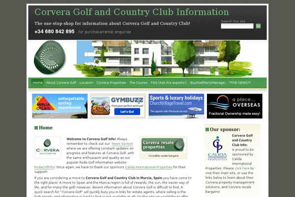 corveragolfinfo.com site used Corvera
