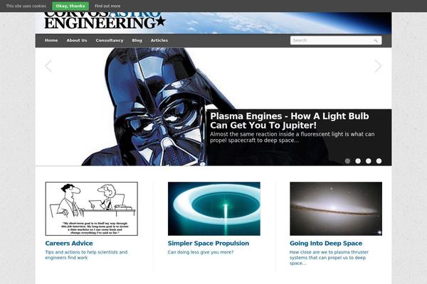 corvosastroengineering.com site used Brightlight