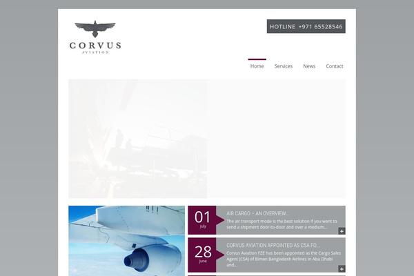 corvus-aviation.com site used Neutrum-business-corvus
