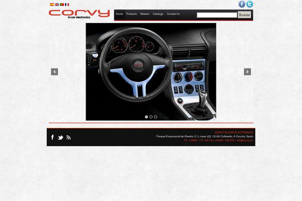 corvy.es site used Corvy